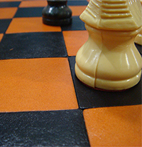 صفحه شطرنج چرمی