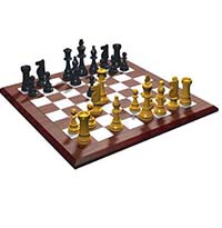 صفحه چوبی شطرنج  با مهره کیان  