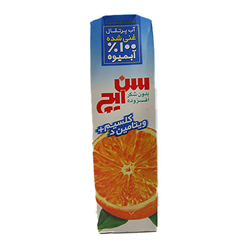 آبمیوه پرتقال غنی شده 1 لیتری سن‌ایچ