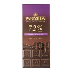 شکلات تابلت تلخ 72 درصد 80 گرمی پارمیدا