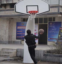 پایه بسکتبال فایبر گلاس 