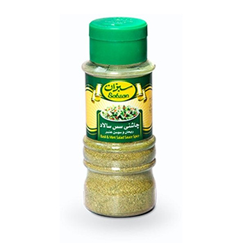 چاشنی سس سالاد ریحان و سوسن و عنبر 95 گرمی (پت) سبزان