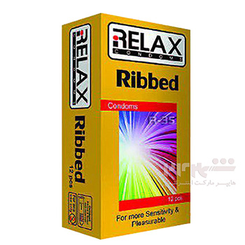 R36 -- کاندوم ریلکس 12 عددی شیاردار و حلقه ای