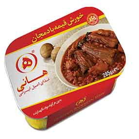 خورش قیمه بادمجان 285 گرمی هانی