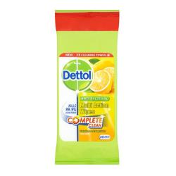 دستمال چند منظوره دتول (Dettol) ۲۰ برگی لیمویی