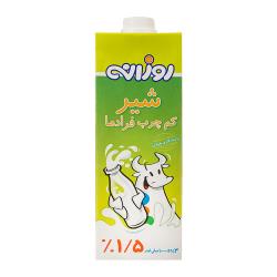 شیر کم چرب 1 لیتری روزانه