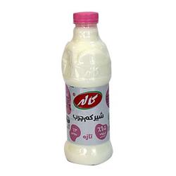 شیر کم چرب بطری 1 لیتری کاله