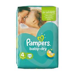 پوشک پمپرز مدل Baby Dry سایز 4 بسته 44 عددی