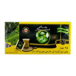 چای کیسه‌ای سبز 25 عددی دوغزال