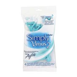 خود تراش ژيلت مدل2 Simply Venus بسته 4 عددي 