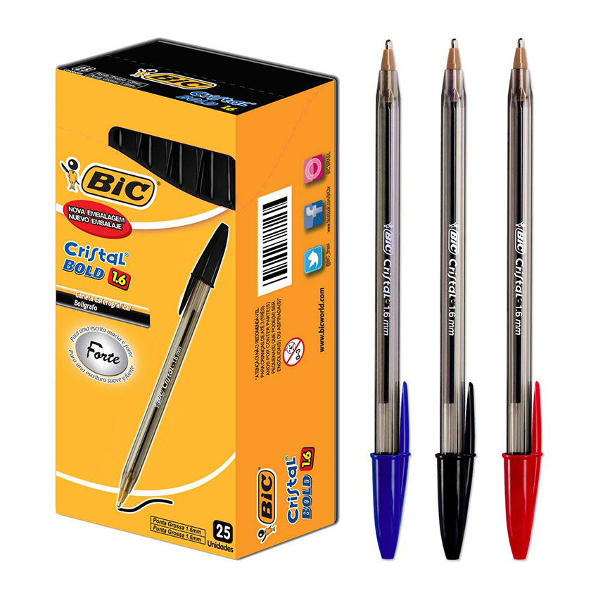 خودکار برند بیک Bic مدل Cristal Bold 1.6mm