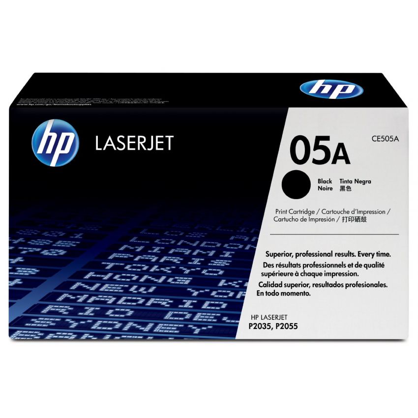 HP 05A Black Original LaserJet Toner Cartridge 05A کارتریج لیزری اچ پی با یکسال گارانتی